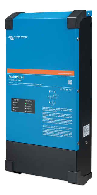 Victron Quattro-II 12/3000 | 12V Input | 3000vA Output 2 x 120V | 120A Charger | 50A Transfer Switch