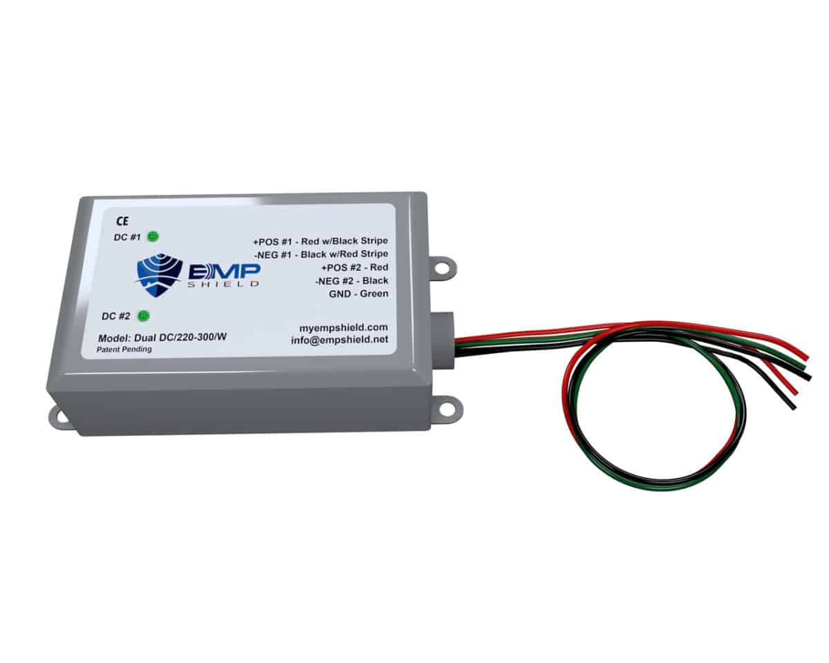 EMP Shield Dual 220-300 Volt DC Solar Panel / Wind