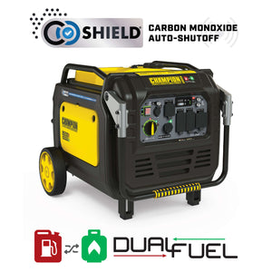 Champion 8500 Watt Dual Fuel Inverter Generator with Electric Start