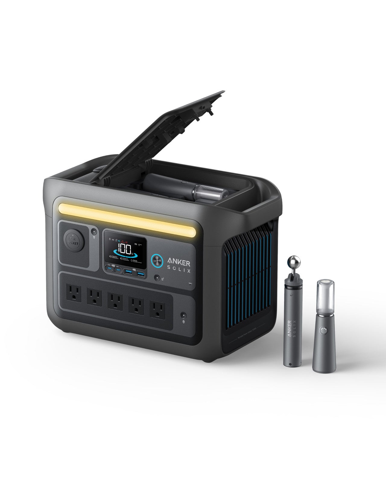 Anker SOLIX C800X Portable Power Station 768Wh | 1200W | A1755111