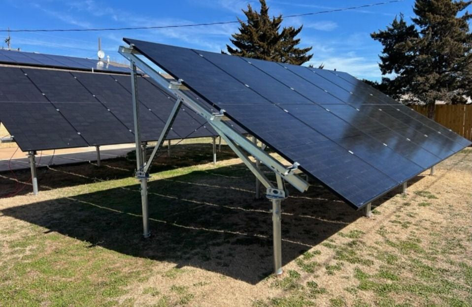 Chiko USA GroundFlex U2V Solar Panel Ground Mount Kit | Large Module Version