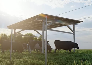Chiko USA Premier Residential Steel Carport | Black | Solar Pergola | Solar Gazebo