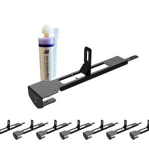IntegraRack IR-T1 No Penetration TileBallast™ Solar Module Roof Mount | 10 Pack | 1 Tube IntegraGel Epoxy