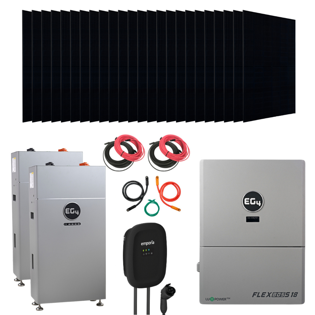 EV Charging Kit | Complete System with Emporia & EG4 Batteries