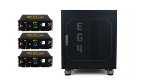 EG4 3 Slot Server Rack 48V Battery Kit
