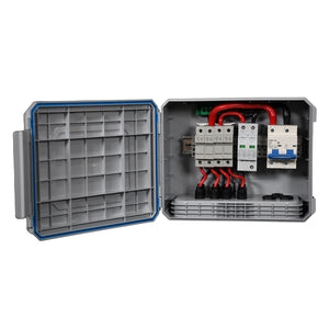 Eco-Worthy 4 String PV Combiner Box | 25A Fuse