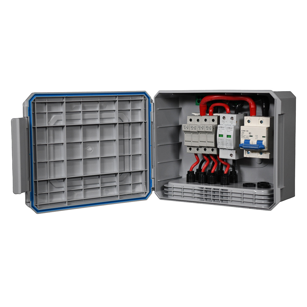 Eco-Worthy 4 String PV Combiner Box | 25A Fuse