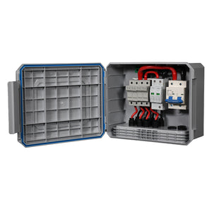Eco-Worthy 4 String PV Combiner Box | 25A Fuse